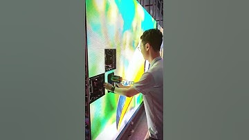 Rental LED display with front service #leddisplay #ledvideowall #ledscreen