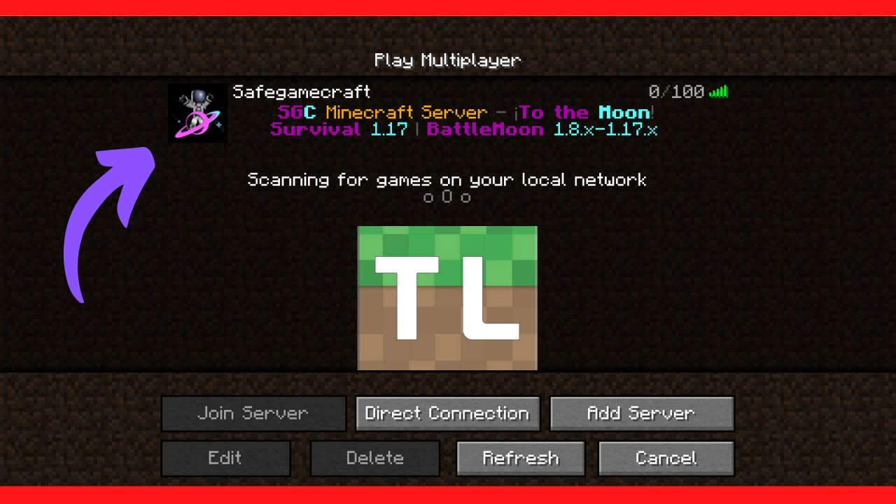 How to join in a Minecraft server 😎 with TLAUNCHER (SafegameCraft ...