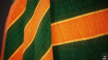 Orange Green Woolknit Fabric - Substance Designer