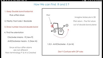 Cyclooctenes – How to Assign R & S Configuration ? | One minute Chemistry