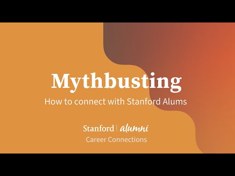 Mythbusting: How to connect with Stanford Alums