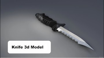 Knife 3d Speed Modelling in blender | RK Blender