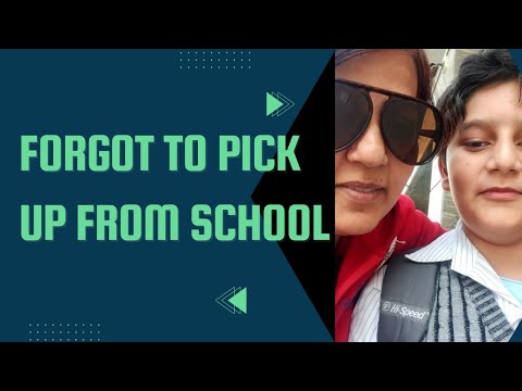 EVER FORGOT TO PICK UP YOUR CHILD FROM SCHOOL? ADHD INDIAN VLOG # ...