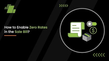 How to Enable Zero Rates in the Sale Bill ?