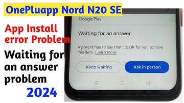 OnePlus Nord N20 SE App Not installed Problem | OnePlus me app install nahi ho raha hai