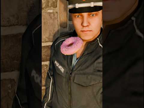 Почему Американские Полицейские Постоянно Едят Пончики? 🤔🍩 #shorts