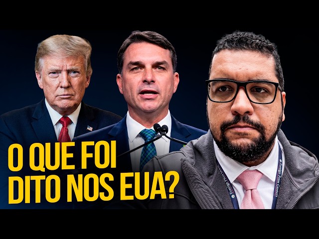 Os detalhes da fala de Flávio Bolsonaro nos Estados Unidos - Caravelas News