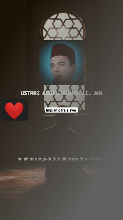 ustadz Abdul Somad tema hari Jumat