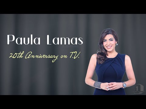 Paula Lamas 20th TV Anniversary video