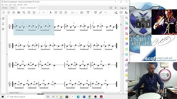 SCQF Level 6 - Continued Development of Flam and Drag in Compound Time