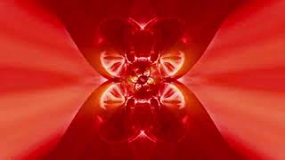 Abstract Red Energy Wave VJ Loop With Hypnotic Rhythm screenshot 1