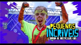 Pequenos Incríveis corrida de obstáculos infantil