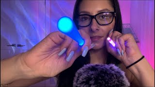 Fall Asleep in 19 Mins | ASMR Eye Exam | Light Triggers | Headache Relief ❤️