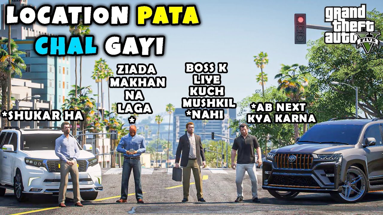 Mr.James Traced Jimmy's Location | TOYOTA PRADO | GTA 5 | Real Life Mods #165 | URDU |