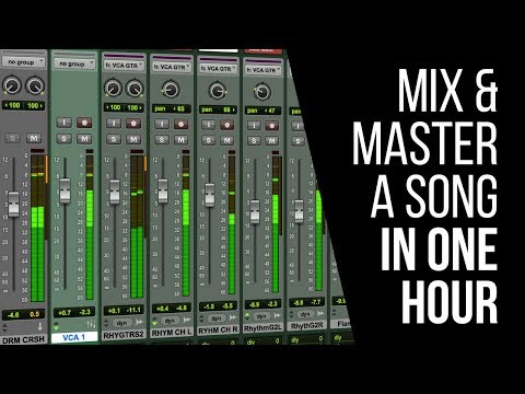 How To Mix And Master Your Song In Under An Hour- RecordingRevolution.com