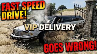 Fast SPEED Drive in Villa VIP Delivery Goes WRONG... 😬 | BeamNG screenshot 5