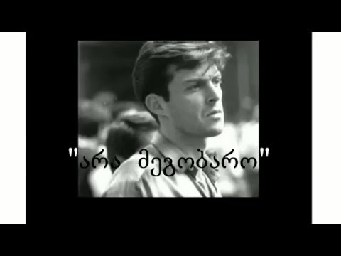 Elizbar Zviadadze - ელიზბარ ზვიადაძე / არა მეგობარო