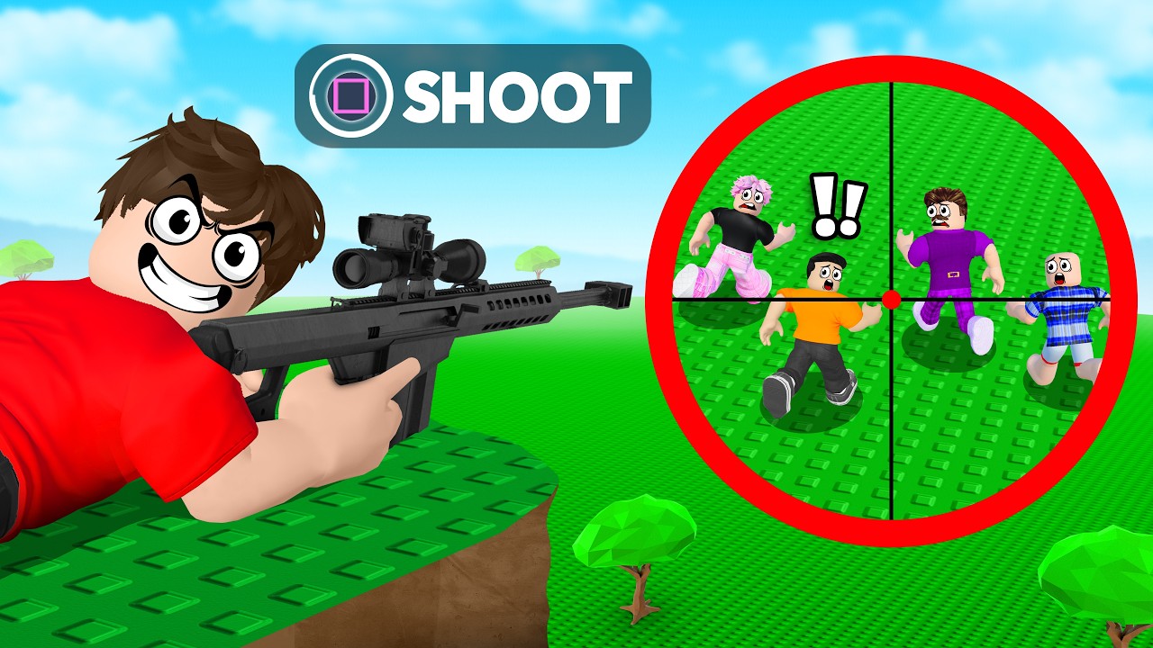 4 Idiots vs 1 Sniper..