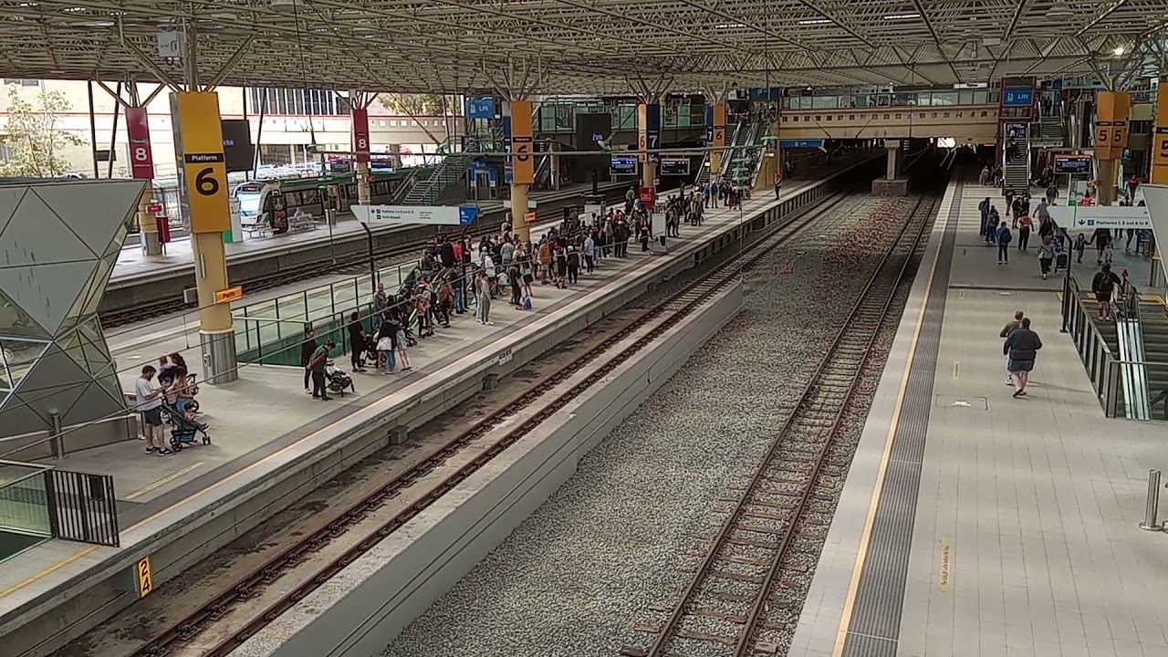 Perth station at Saturday morning / first day of Perth royal show 2021 & AFL Grand finale 2021