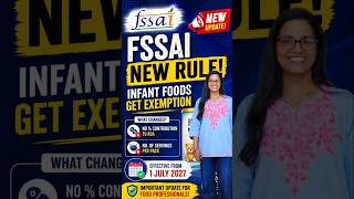 Big FSSAI Update: Infant Food Labels Won’t Need %RDA Details #fssai #foodtech