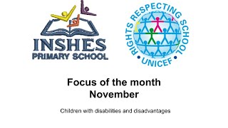 Inshes PS - Focus of the Months  November 2020