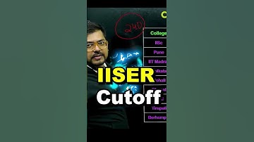 IAT Last year Cutoff✅✅#iiser #iiser_aptitude_test #iat #iat2024 #cutoff #exam #iiserkolkata