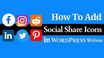 How To Add Social Share Icons In WordPress Website