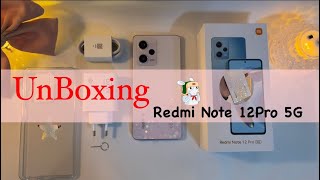 Unboxing Redmi Note12pro 5G(stardust purple ) ?فتح صندوق هاتف ريدمي نوت12برو لون ستاردست الارجواني