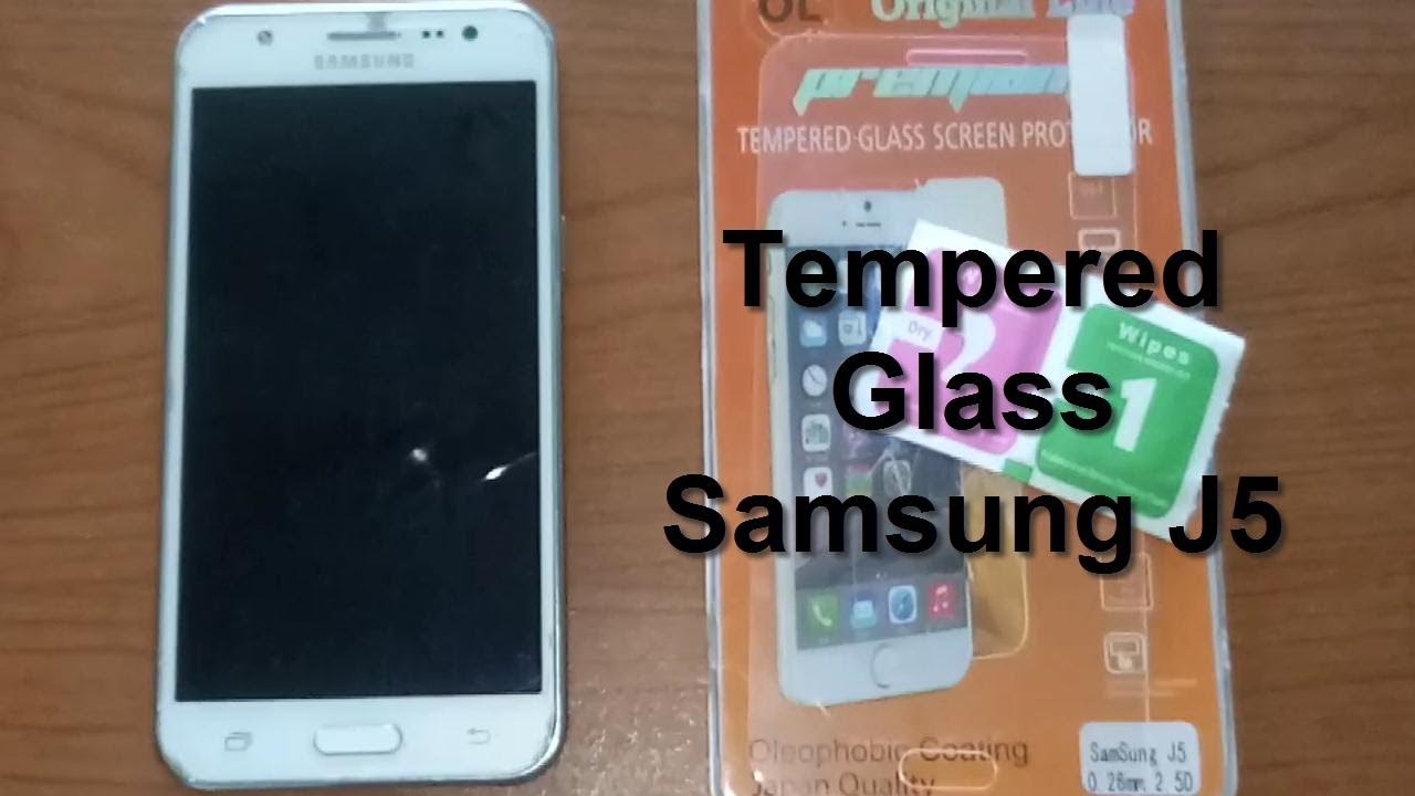 Samsung J5 (SM-J500G//DS) : How To Install Tempered Glass Screen Protector