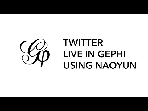 Installing Naoyun for Live Twitter Stream in Gephi - Short Tutorial