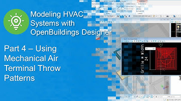 Part 4 - Using Mechanical Air Terminal Throw Patterns in OpenBuildings Designer