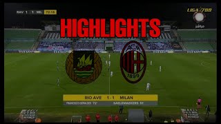 Highlights Rio Ave 1 Vs 1 Ac Milan Qualification Europa League