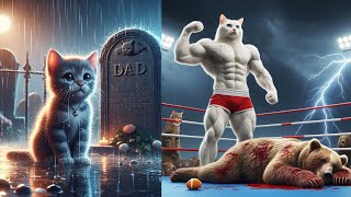 A cat's Revenge story  | cat vs panda #cat #catmemes #kitten #cat  #trending