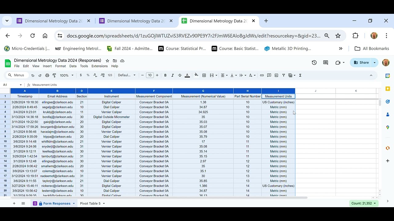 Dimensional Metrology Data Descriptive Statistics - YouTube