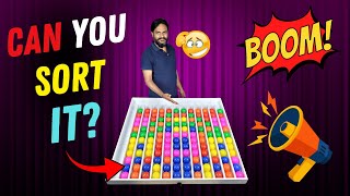 Satisfying Color Sorting Game 🟢🔴🟡 | Can You Solve It? 🔥 screenshot 1