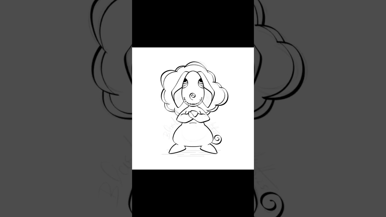 Inktober 2025 Timelapse | Day 21 – Blast🐶💥