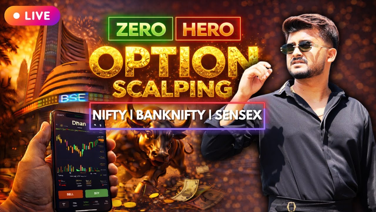 Expiry Hero Zero Trade Nifty SENSEX | Live Trading | Banknifty Analysis | 