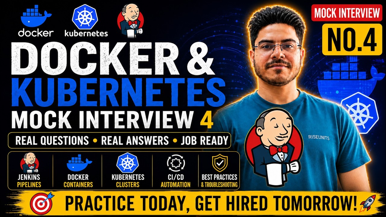 DevOps Mock Interview on Docker & Kubernetes | Real Production ...