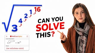 Wolfram|Alpha Failed to Solve This !