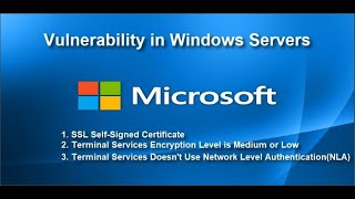 Ssl Self-Signed Certificate, Terminal Services Encryption Level Network Level Authenticationnla