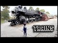 Trains trains trains at travel town americas old locomotives
