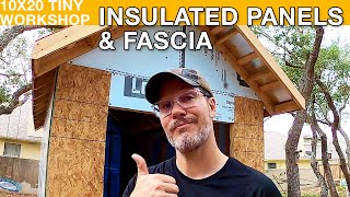 Building a Tiny Workshop: Insulated Panels and Fascia by Make it Goode 546 views 3 years ago 10 minutes, 46 seconds