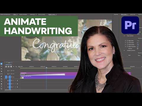 How to Animate Cursive Writing in Premiere
