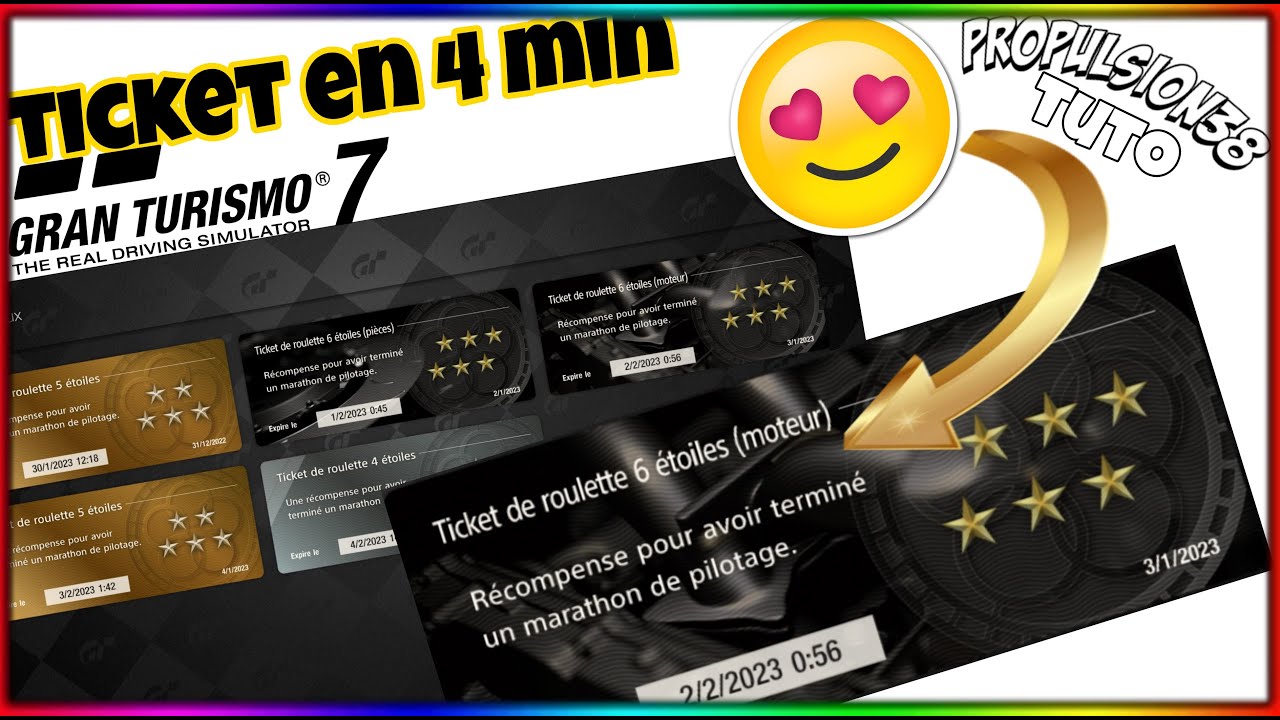 Ticket Roulette TUTO ticket roulette en 4 min sur Gran Turismo 7 !!! ne rate aucun swap ...