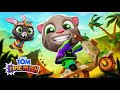 PLAY GAME! THREE 🎮🏃💨🚀 Talking Tom Time Rush [ Gameplay] – Run with Tom, Angela, Hank, Ben & Ginger!