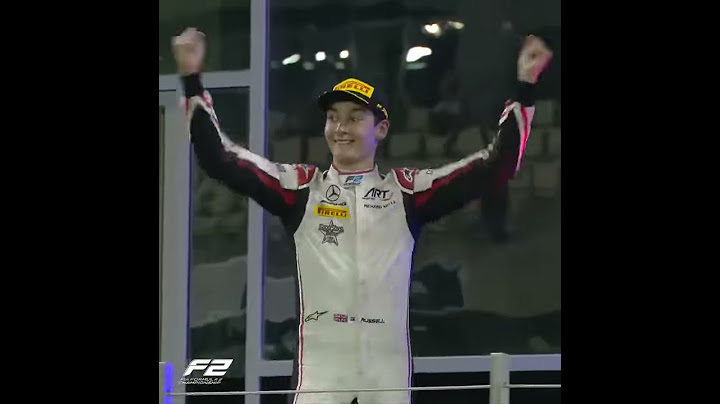 Two years ago, George Russell F2 Champion