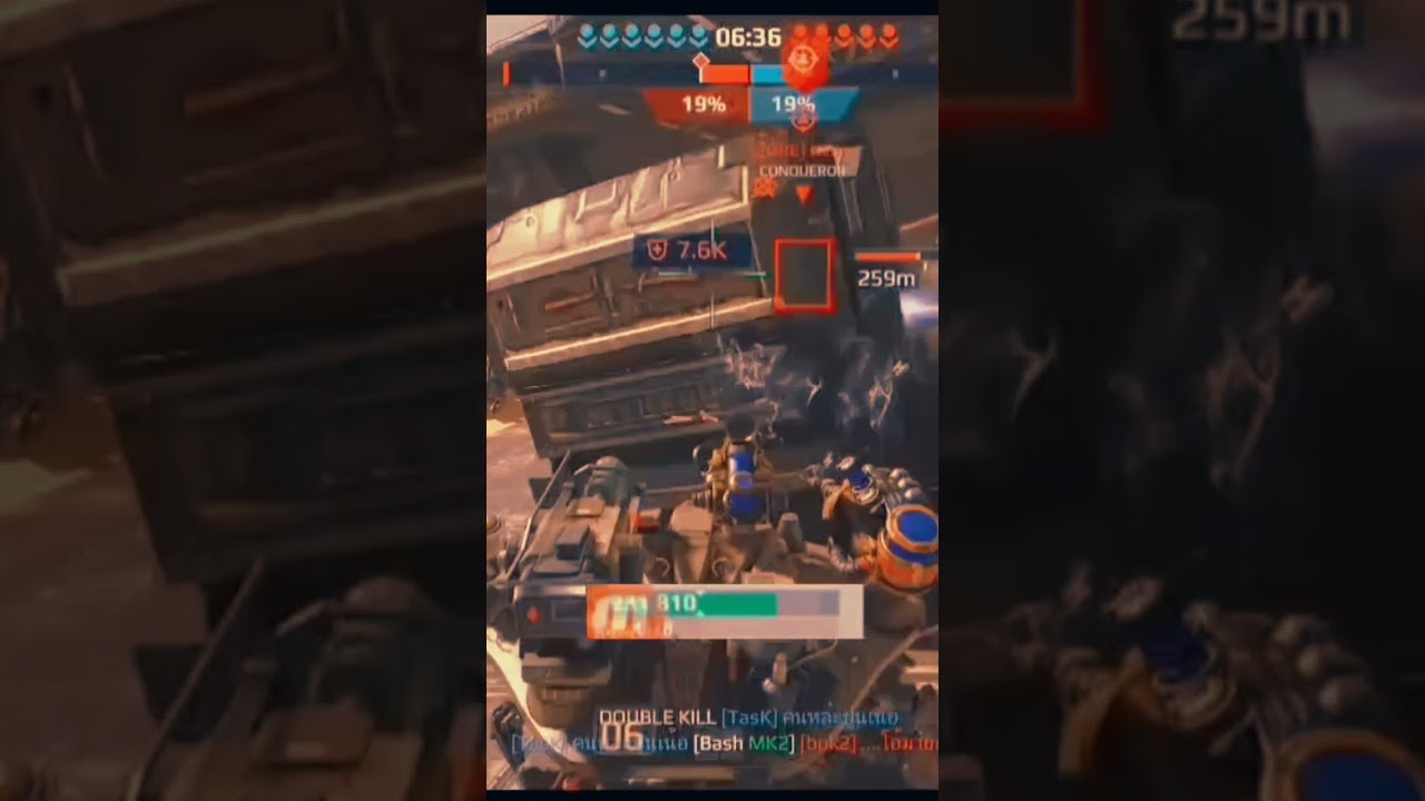 WR ROBOTS Enemy Robots Falls into Kaji's booby trap mines in Battle 