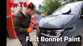 VW T6.1 FAST BONNET REPAINT 2 hours 20 minutes screenshot 5