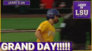 ARE YOU KIDDING LSU SCORES 10 IN EXTRAS 4 HRs FROM ARRAMBIDE