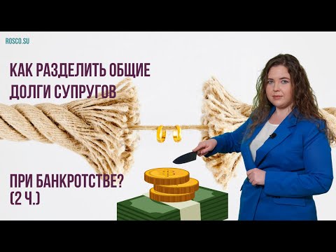 Как разделить общие долги супругов при банкротстве? (2 ч.)